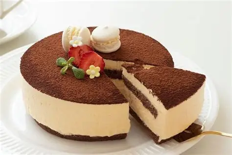 Miếng bánh tiramisu cổ điển thơm ngon